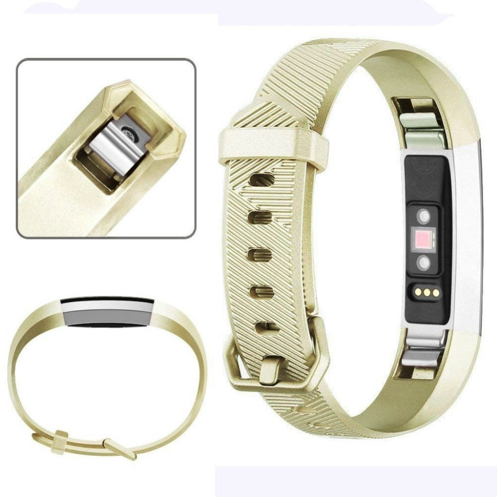 Super fantastisk Fitbit Alta Silikone Rem - Guld#serie_3