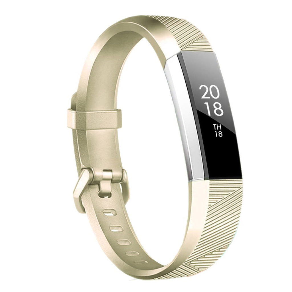 Super fantastisk Fitbit Alta Silikone Rem - Guld#serie_3