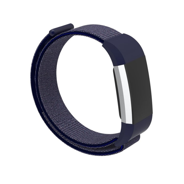 Smuk Fitbit Charge 2 Nylon Rem - Lilla#serie_1