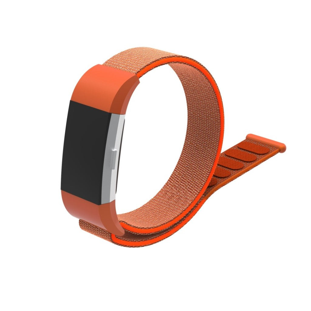 Smuk Fitbit Charge 2 Nylon Rem - Orange#serie_4