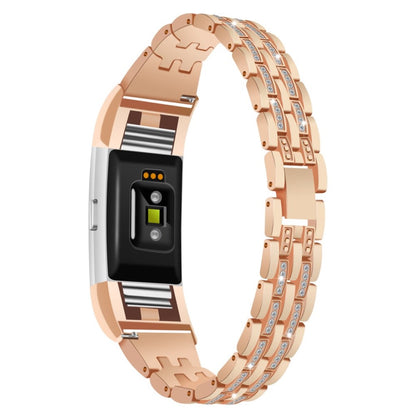 Cool Fitbit Charge 2 Metal og Rhinsten Rem - Flerfarvet#serie_1
