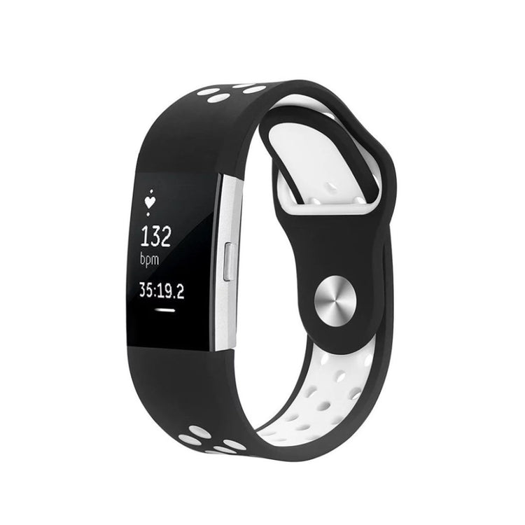 Meget kønt Fitbit Charge 2 Silikone Rem - Sort#serie_1