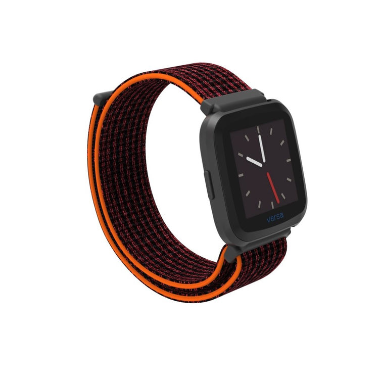 Super hårdfør Fitbit Versa Nylon Rem - Flerfarvet#serie_2