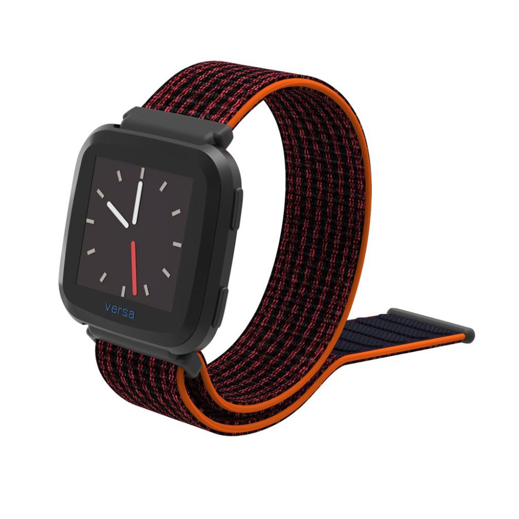 Super hårdfør Fitbit Versa Nylon Rem - Flerfarvet#serie_2