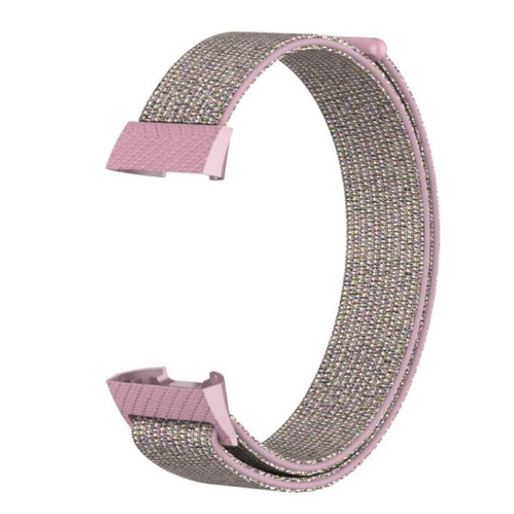 Pænt Fitbit Charge 3 Nylon Rem - Pink#serie_1