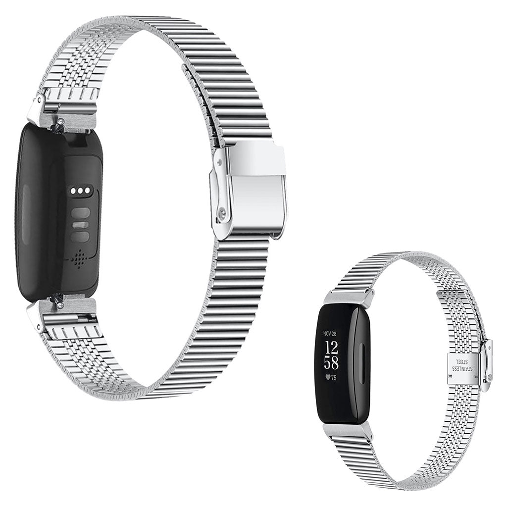 Meget pænt Fitbit Inspire Metal Rem - Sølv#serie_1