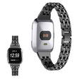 Haltbar Fitbit Versa Lite Metall und Strass armband