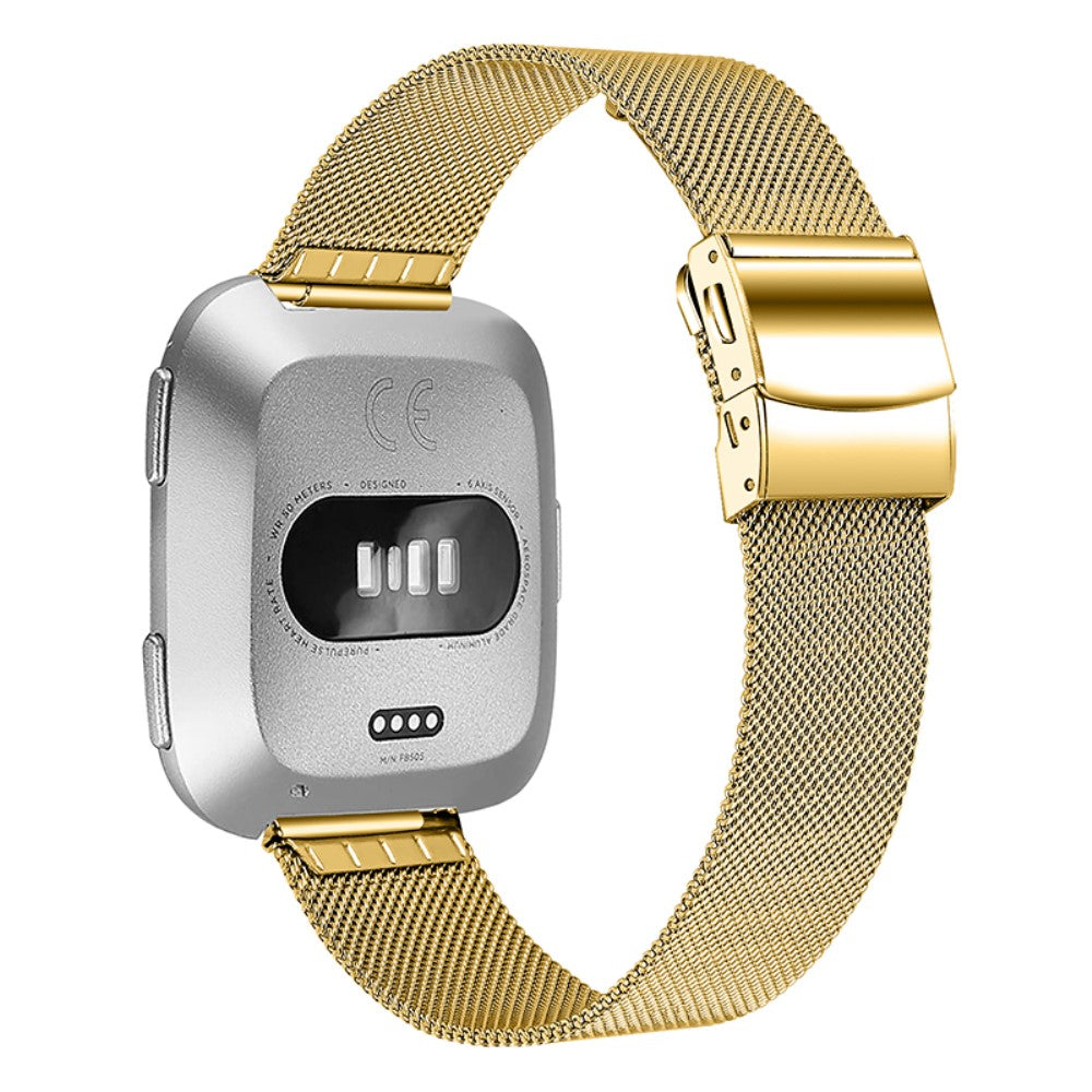 Meget cool Fitbit Versa 2 Metal Rem - Guld#serie_2