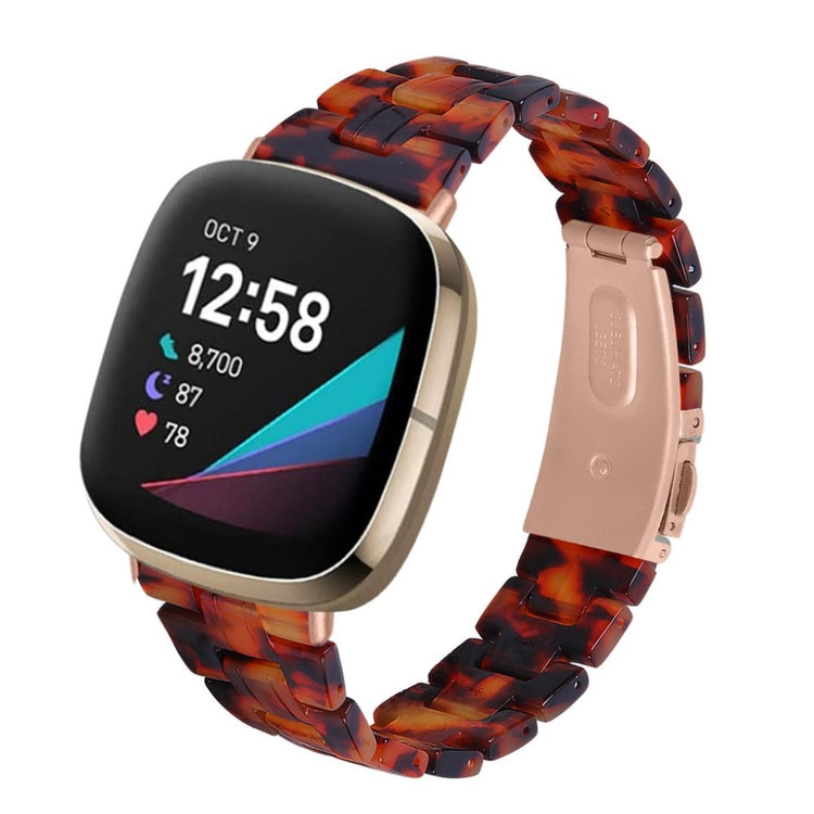 Vildt fint Fitbit Versa 3 / Fitbit Sense  Rem - Brun#serie_3