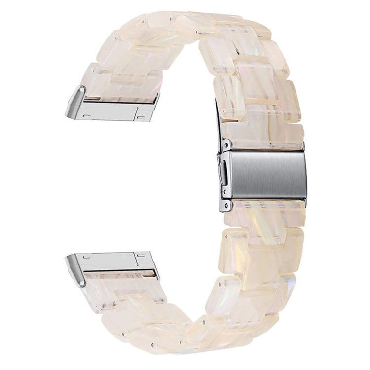 Vildt fed Fitbit Versa 3 Plastik Rem - Beige#serie_12