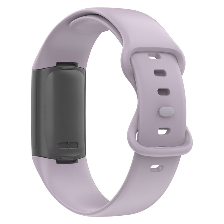 Super elegant Fitbit Charge 5 Silikone Rem - Lilla#serie_12