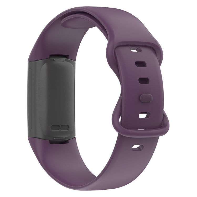 Super elegant Fitbit Charge 5 Silikone Rem - Lilla#serie_13