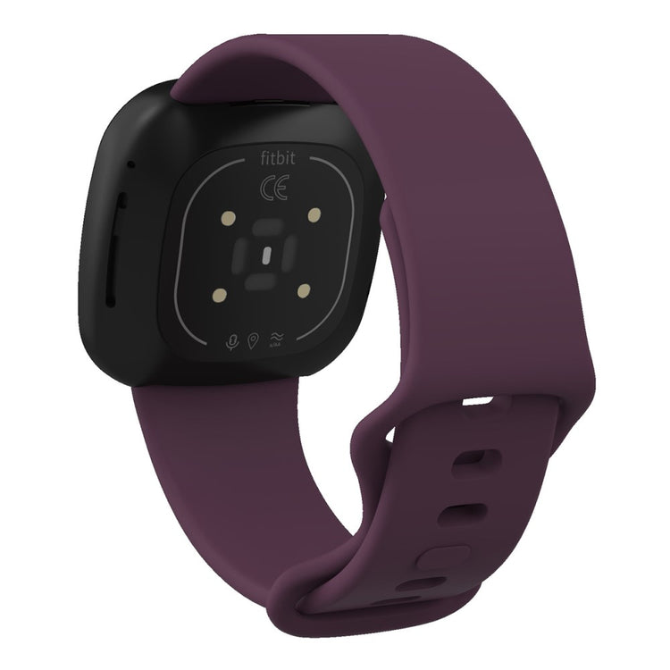 Rigtigt sejt Universal Fitbit Silikone Rem - Størrelse: S - Lilla#serie_13