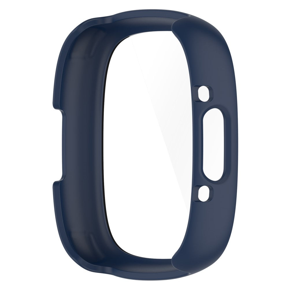 Alle Tiders Fitbit Sense 2 / Fitbit Versa 4 Cover med Skærmbeskytter i Plastik og Hærdet Glas - Blå#serie_6