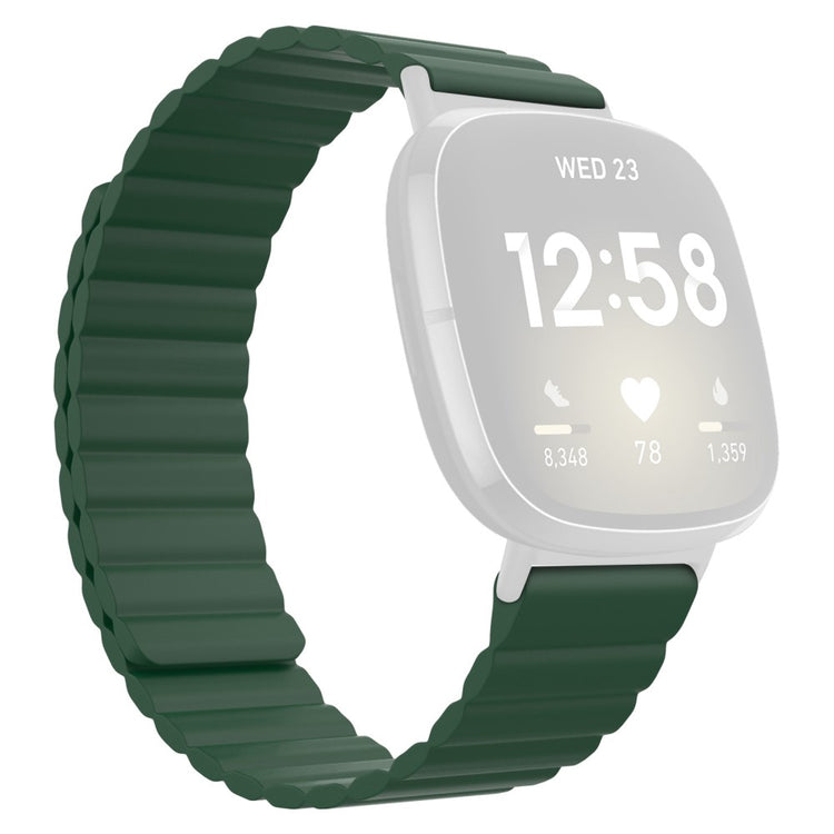 Yndigt Fitbit Sense 2 / Fitbit Versa 4 Silikone Rem - Grøn#serie_5