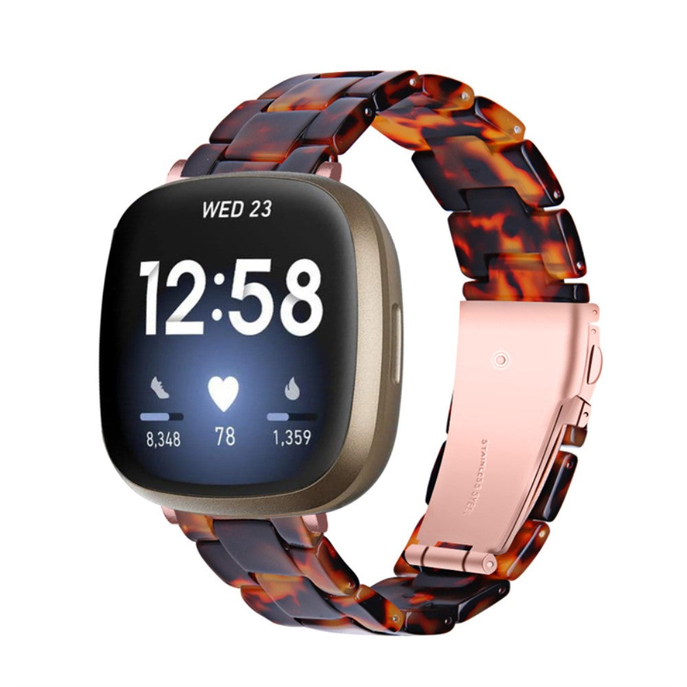 Mega pænt Fitbit Sense 2 / Fitbit Versa 4  Rem - Brun#serie_6