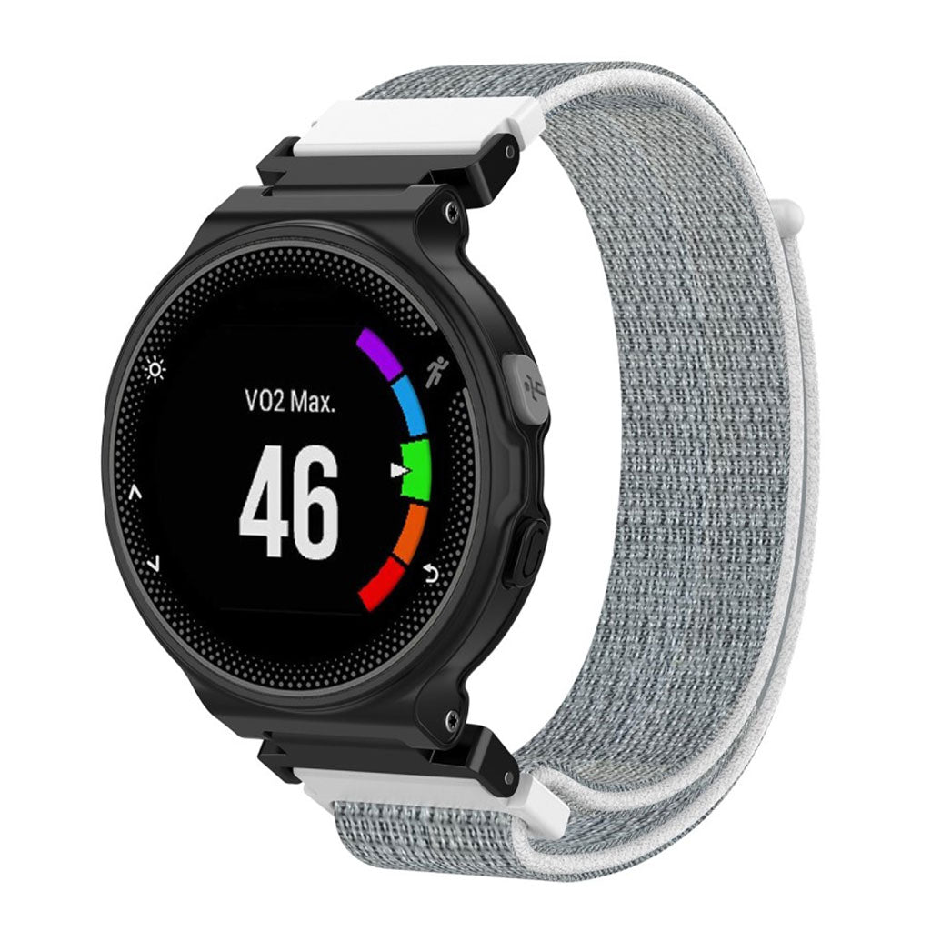 Vildt elegant Universal Garmin Nylon Rem - Sølv#serie_2