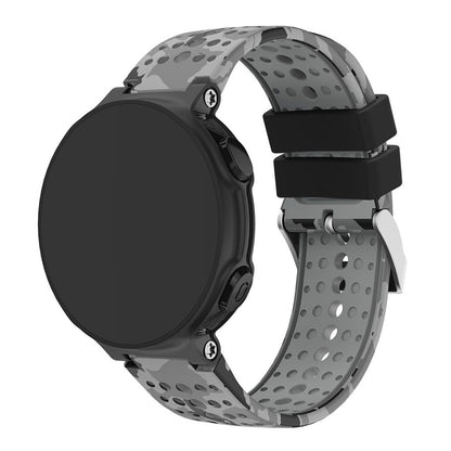 Vildt godt Universal Garmin Silikone Rem - Sølv#serie_4