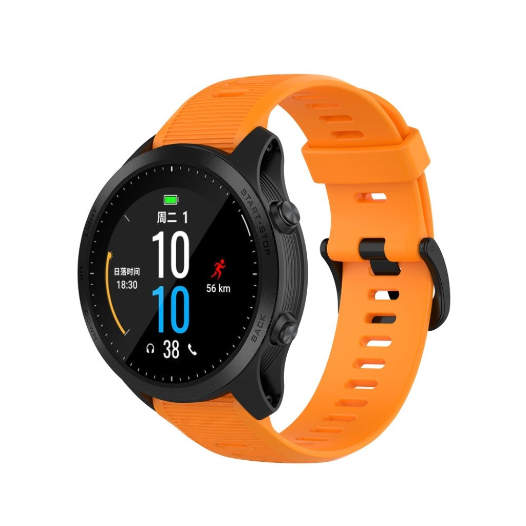 Fremragende Universal Garmin Silikone Rem - Orange#serie_6