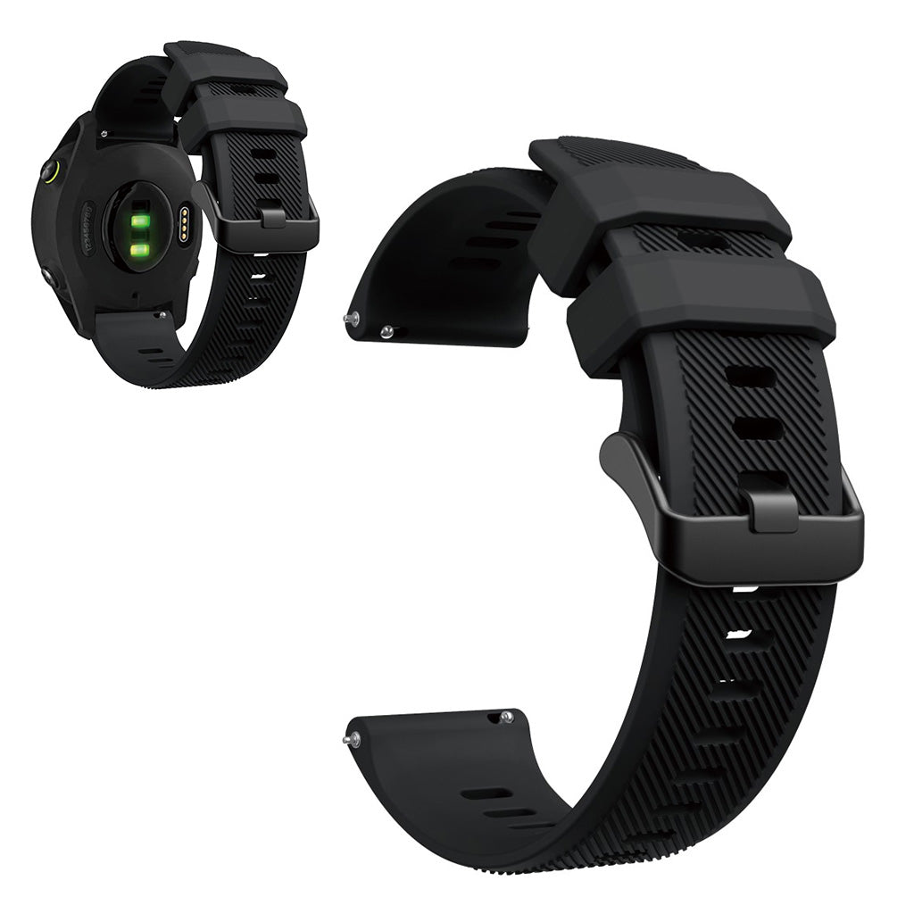 Meget fantastisk Garmin Forerunner 745 Silikone Rem - Sort#serie_6