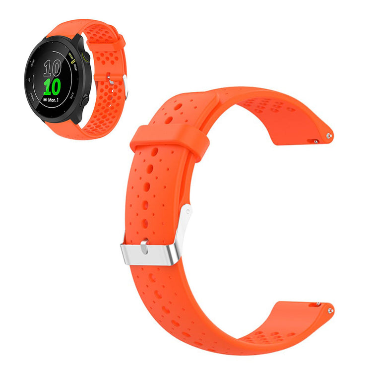  Garmin Forerunner 158 / Garmin Forerunner 55 Silikone Rem - Orange#serie_2