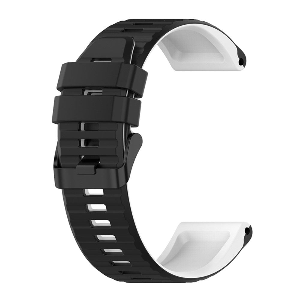 Mega pænt Universal Garmin Silikone Rem - Sort#serie_3
