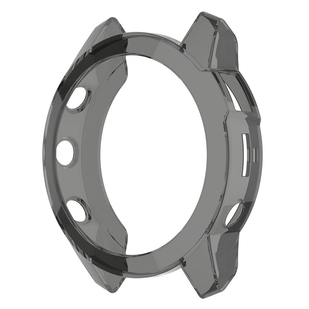 Fed Garmin Fenix 7 Silikone Cover - Sort#serie_3