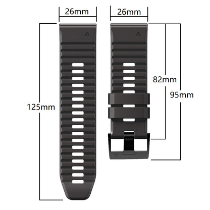 Smuk Universal Silikone Rem - Gul#serie_10