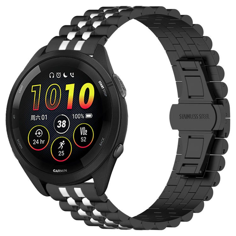 Mega Skøn Metal Universal Rem passer til Garmin Smartwatch - Sort#serie_2