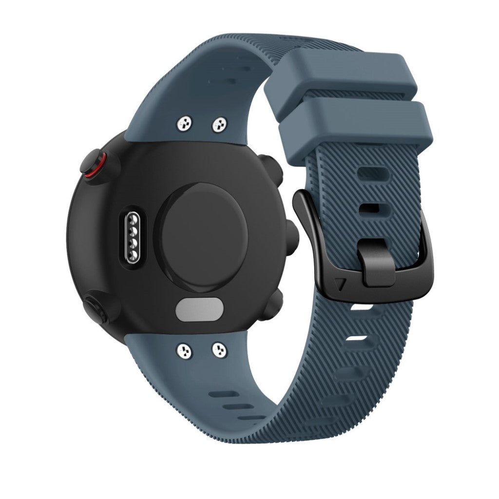 Alle tiders Garmin Forerunner 45 Silikone Rem - Sølv#serie_13