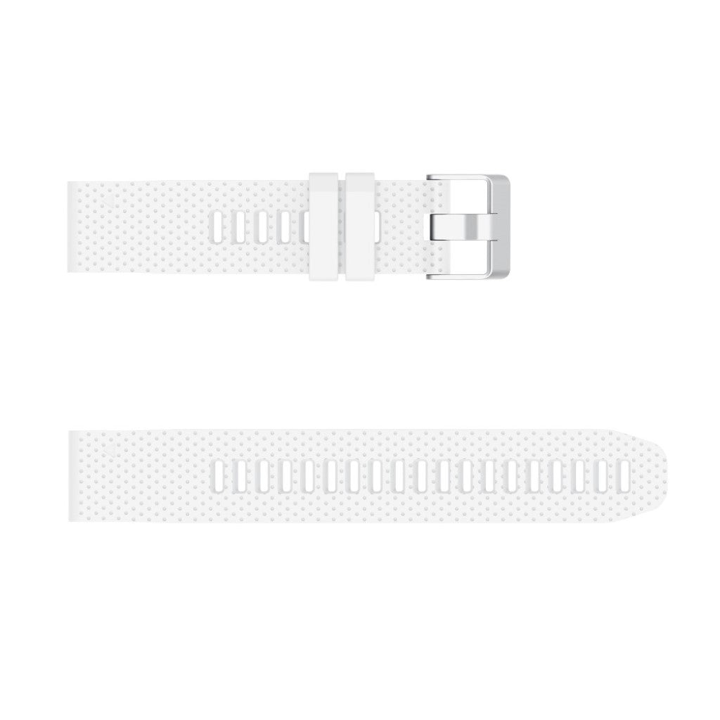 Helt vildt nydelig Garmin Fenix 6S Silikone Rem - Hvid#serie_2