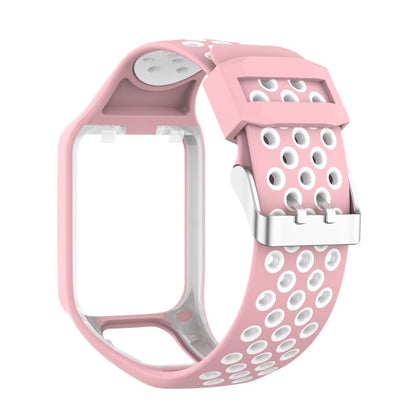 Rigtigt slidstærk Universal Tomtom Silikone Rem - Pink#serie_4