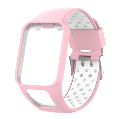 Rigtigt slidstærk Universal Tomtom Silikone Rem - Pink#serie_4
