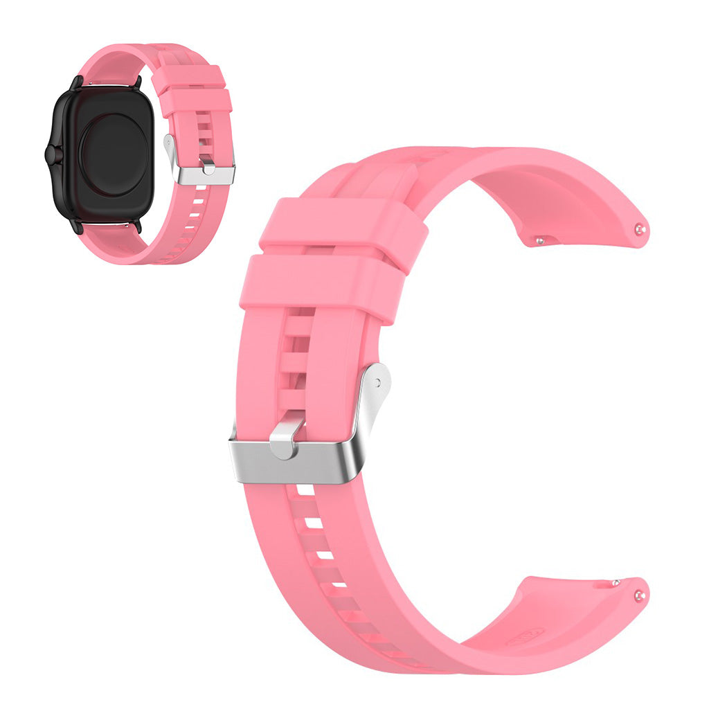 Vildt nydelig Universal Amazfit Silikone Rem - Pink#serie_5