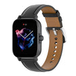 Mega gut Amazfit GTS 3 / Amazfit Bip U Echtes Leder armband