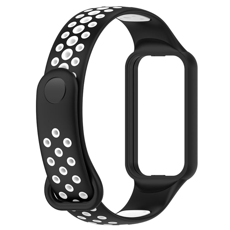 Mega flot Amazfit Band 7 Silikone Rem - Hvid#serie_1