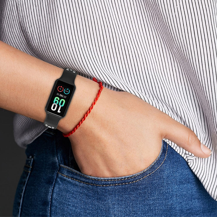 Mega flot Amazfit Band 7 Silikone Rem - Hvid#serie_1