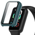 Auffallend Stilvoll Amazfit Band 7 Hülle mit Displayschutz in Plastik und Gehärtetes Glas