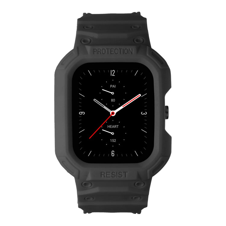 Super pænt Universal Amazfit Silikone Rem - Sort#serie_2