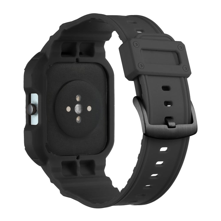 Super pænt Universal Amazfit Silikone Rem - Sort#serie_2