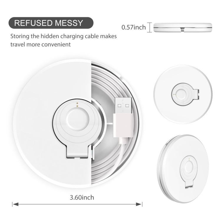 Plastik Fossil Gen 5 / Fossil Gen 4 (40mm) Trådløs  Ladestation - Hvid#serie_3