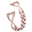 Unglaublich süß Universell Fossil Metall und Strass armband
