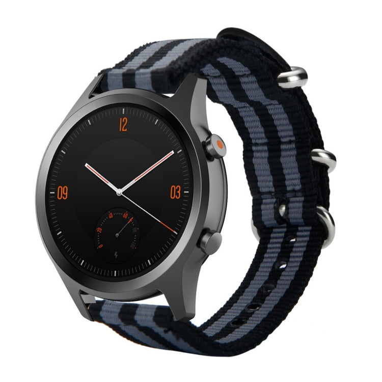 Mega cool Universal Ticwatch Nylon Rem - Sort#serie_3