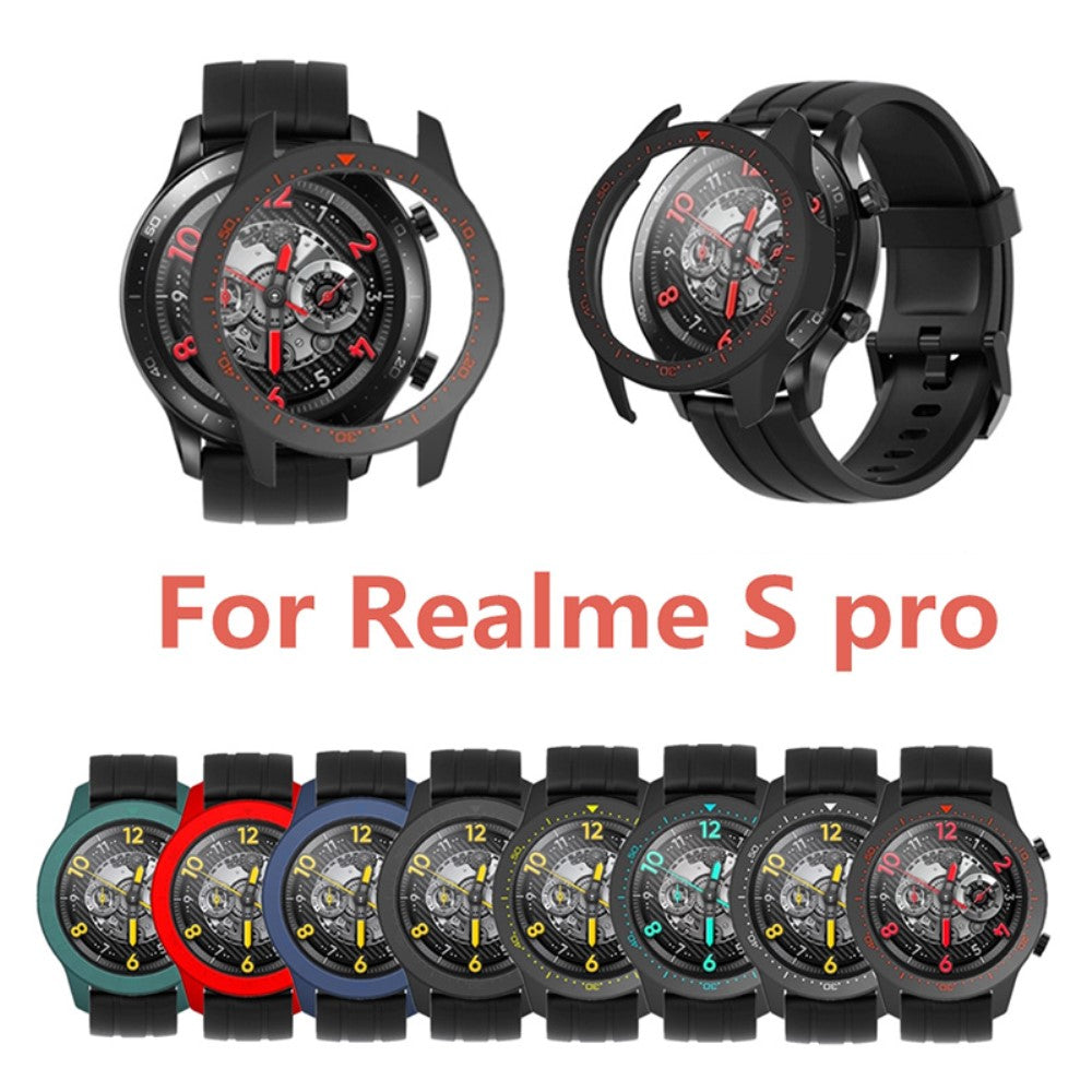 Realme Watch S Pro  Plastik Bumper  - Sort#serie_2